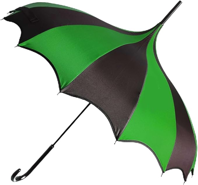 Full Size Dark Wing Pagoda Umbrella - Ideal for All Weather, Perfect for Vampires, Gothic Enthusiasts, and Lovers of Unique Bat Wing Style