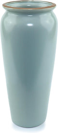 8-inch ice Cracked Glazed Ceramic vase, Modern Eastern Style Ceramic vase, Dining Table, Central Living Room Shelf Decoration (TQ02)