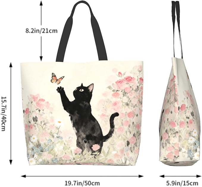 Shoulder Bag Large Reusable Eco-friendly Shopping Bags Portable Storage Handbag