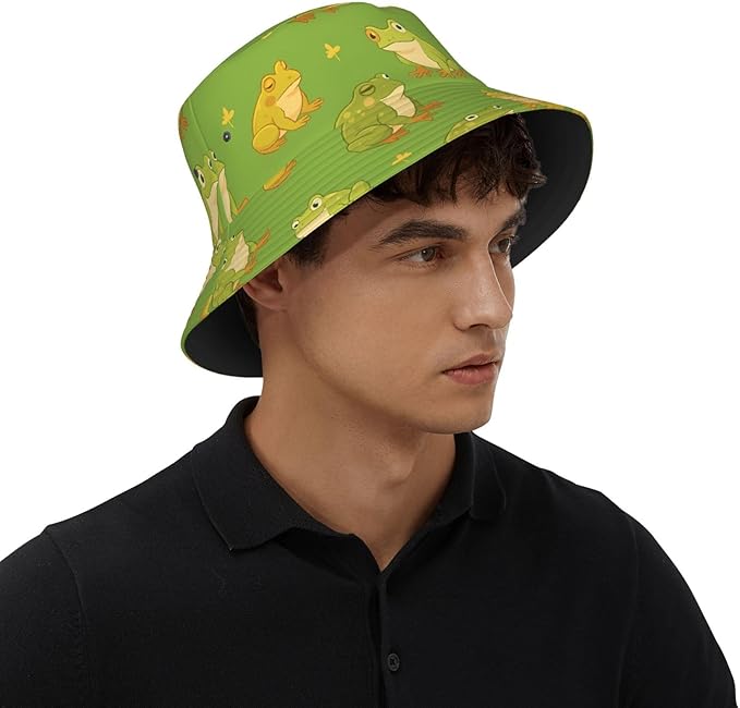 I Love U Bucket Hat Novelty Sun Hats Trendy Fisherman Cap for Men and Women