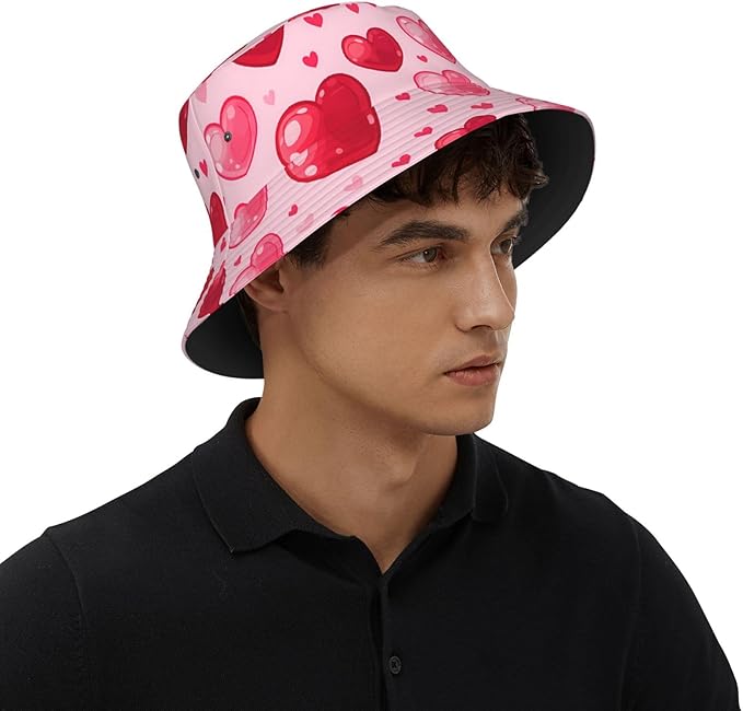Vintage Clovers Bucket Hat Novelty Sun Hats Trendy Fisherman Cap for Men and Women