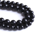 12MM 32PCS Natural Stone Shungite Beads Crystal Loose Beads for Jewelry Making DIY Bracelet