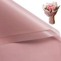 WRAPAHOLIC 20 Sheets Flower Wrapping Paper - 22.4 x 22.4 inch Pure Cameo Brown Water-Resistant Floral Bouquet Wrapping Paper, Florist Supplies Packaging for Wedding Birthday Gift DIY