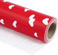 WRAPAHOLIC 30 Inch Valentine's Day Wrapping Paper Roll - 30 Inch x 33 Feet - Red Sweet Heart Wrapping Paper for Valentine's Day, Mother's Day, Birthday, Wedding, Bridal Shower