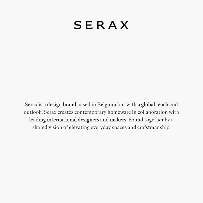 Serax Decorative Tray | Earth interior accessories by Marie Michielssen | Paper Mache Table Decor and Food Display | Round Home and Kitchen Organization | Hosting Essentials | White Trays for eating
