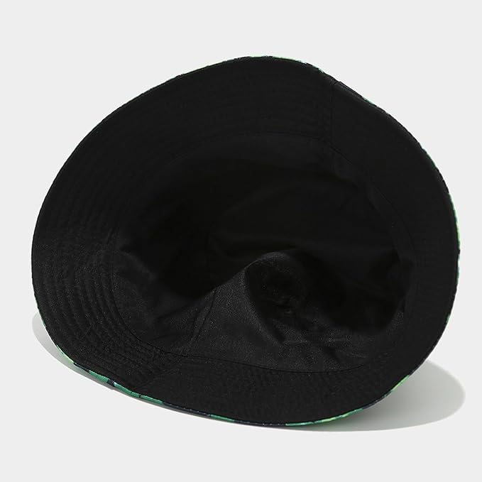 Bucket Hat for Women Men, Cotton Reversible Double Side Wear Sun Hats Beach Fisherman Hat