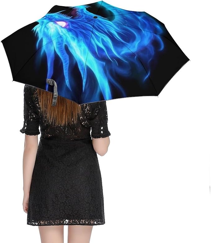 Fashion 3 Fold Sunny Rain Sunscreen Umbrella Portable Automatic Umbrella