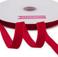 Vintage Red Velvet Ribbon Single Faced,5/8 Inch X 25 Yards,for Choker,Gift Wrapping,Floral Bouquets