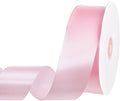 Pink Ribbon 1 1/2 Inch 60 Yards Light Pink Satin Ribbon for Flower Bouquet Handmade Bows Roses Garland Leis Christmas Garden Decor Bridal Baby Shower Wedding