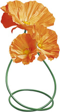Artificial Giant Huge Flowers 3D Large Faux Floral Large Flowers Decor Adjustable Height for Wedding Birthday Party Shop Window Display Arrangement Event Decorations 3 Pack (Orange)
