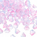 PATIKIL Glass Trumpet Flower Beads, 200 Pcs Gradient Flower Bead Charm for Jewelry Making DIY Craft, Bracelets, Earrings, Necklaces Decorations, Pink, Blue