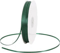 TONIFUL 1/8 Inch x 200 Yards Dark Green Thin Solid Satin Ribbon Giant Spool Double Face Ribbons for Crafts Hanging Tags Invitation Card Balloons Bouquet Hair Gift Wrapping Party Decoration