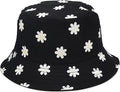 Bucket Hat for Women Men, Cotton Reversible Double Side Wear Sun Hats Beach Fisherman Hat