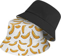 Bucket Hat for Women Men Unisex Sun Cap Packable Outdoor Fisherman Hat Headwear,Reversible Double-Side-Wear