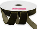 Nylon Velvet Ribbon Single Faced,1 Inch X 25Yards Spool (Moss Green)