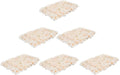 3D Artificial Flower Wall Panels 6 Pack 23.62'' x 15.74'' Silk & Plastic Flower Backdrop, Handmade with Champagne Roses/Hydrangeas/Dahlias, Decor for Wedding Party Home Garden Wall Decorations