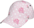 Rose Baseball Cap Flower Snapback Cap for Women Hats Floral Baseball Hat Women's Baseball Caps