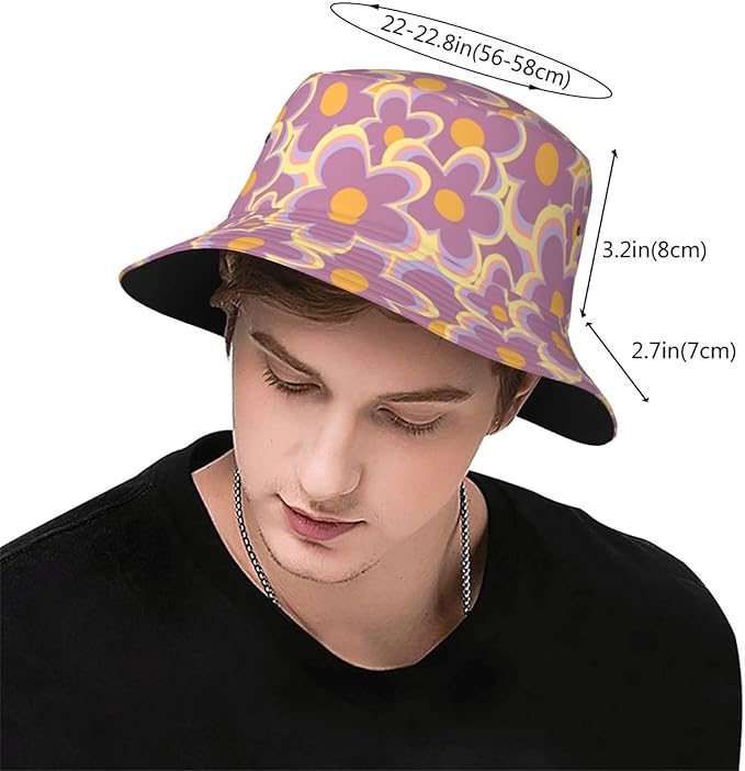 Unisex Bucket Hat Sun Protection Fisherman Hat,Outdoor Sun Hat,Casual Activities Hiking Cap for Women Men Teens