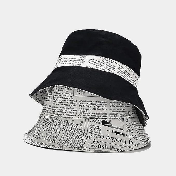 Quanhaigou Bucket Hat for Men Women,Packable Reversible Printed Sun Hats,Fisherman Outdoor Summer Travel Hiking Beach Caps