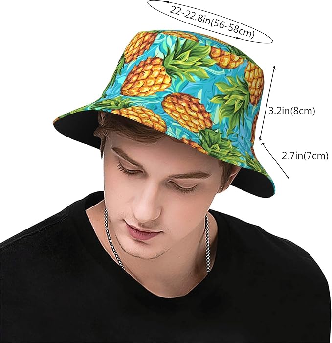 Bucket Hat Summer Beach Fisherman Cap Packable Sun Hats