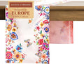 Maison d' Hermine Table Runner 100% Cotton Double Layer Table Runners 72 inches Long Decorative for Home Dining Party Wedding Bridal Shower Spring Summer (Happy Florals - High Summer, 14.50" x 72")
