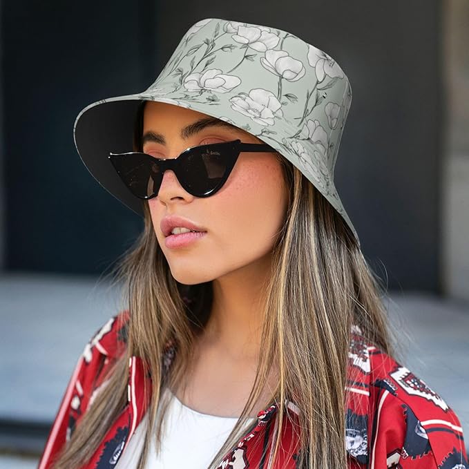 Bucket Hats Fashion Sun Cap Packable Outdoor Fisherman Hat for Women and Men Travel