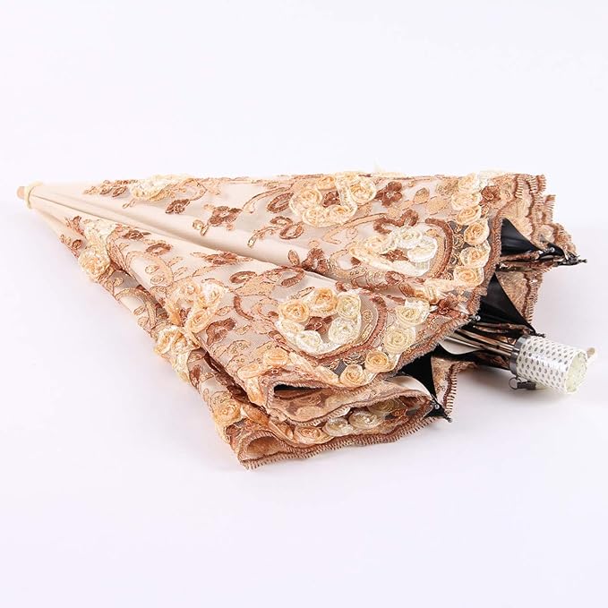 Honeystore Flower Lace Parasols for Wedding Party Lace Bridal Umbrella