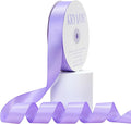 Premium Double Faced Satin Lilac Ribbon, 1 Inch X 50 Yards, Perfect for Gift Wrapping, Crafts, Wedding Decor