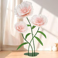 Giant Artificia Flowers Light Pink - Wedding Giant Flower for Decoration with Stand Large Paper Flowers for Bridal Shower Baby Show Party Deco