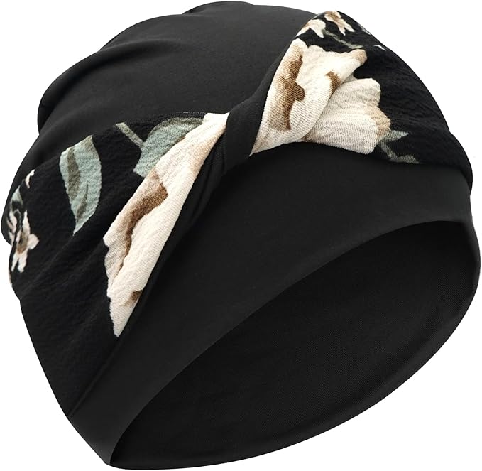 XYIYI Knot Chemo Headwear for Womens Cancer Patients, Stretchy Chemotherapy Headwraps Beanie Hats