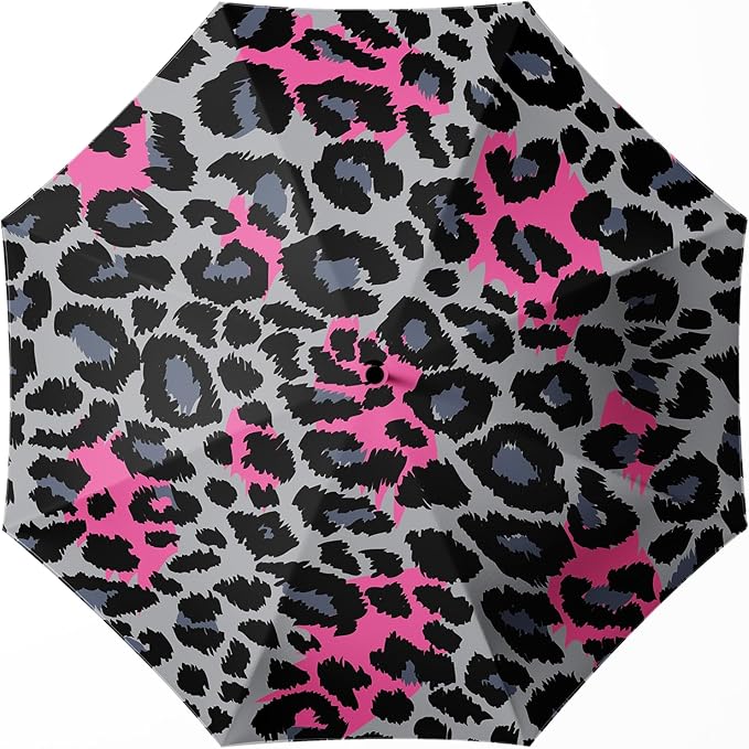 Small Compact Travel Automatic Folding Umbrella for Women, Portable Lightweight, Rain, Wind, UV Sun Shade