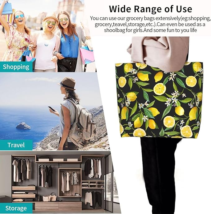 Sunflower Tote Bag For Women, Waterproof Shoulder Bags Big Reusable Grocery Handbag For Shopping Picnic Work Beach