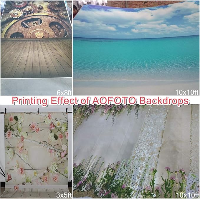 AOFOTO Flowers Baby Elephant Backdrop Light Blue 6x4ft Boy Gender Reveal Party Decorations Sweet Floral Baby Shower Photo Shoot Background for Photography Kids Child Birthday Photo Studio Props Vinyl