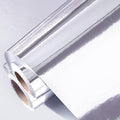 LeZakaa Silver Wrapping Paper Roll - Holographic Iridescent Wrapping Paper for Birthday, Valentine's, Mother's Day, Christmas, Holiday Party - 17 inches x 32.8 Feet (47.23 sq.ft.)