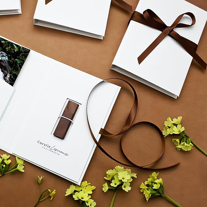 Double Face Brown Satin Ribbon 1/4 inch X 50 Yards Polyester Brown Ribbon for Gift Wrapping Very Suitable for Weddings Party Hair Bow Invitation Decorations and More