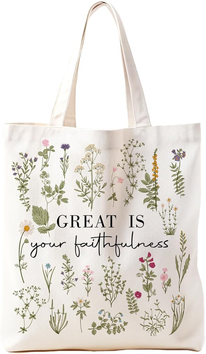 Christian Tote Bag, Christian tote Bag for Women, Bible tote bag, Bible Tote Bags for Women, Foral Tote Bag