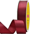 Double Face Sherry Satin Ribbon 7/8 inch X 25 Yards Polyester Sherry Ribbon for Gift Wrapping Very Suitable for Weddings Party Hair Bow Invitation Decorations and More