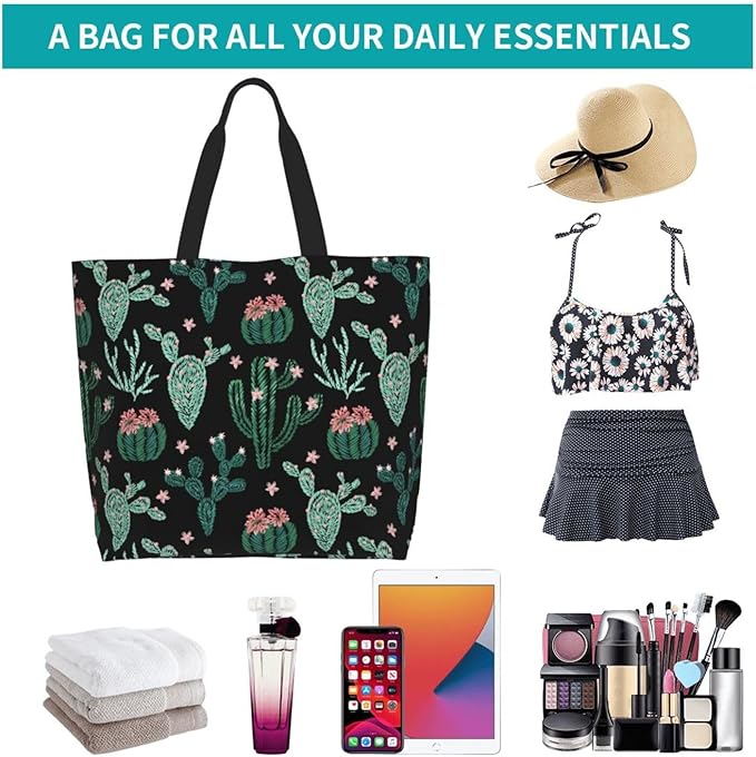 Sunflower Tote Bag For Women, Waterproof Shoulder Bags Big Reusable Grocery Handbag For Shopping Picnic Work Beach