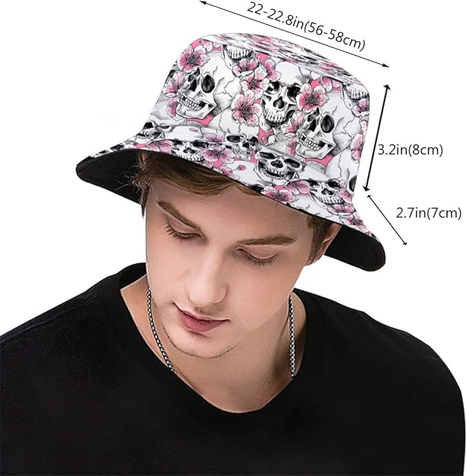 Bucket Hat for Women Men Funny Halloween Hats Packable Outdoor Fisherman Hats Caps Unisex