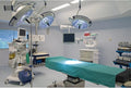 Hospital Backdrop Modern Operating Room Backdrop Doctor Surgery Anesthesia Bed Sickbed Medical Equipment Photo Background for Doctor Nurse Operating Room Background Portrait Studio Props 5x4ft