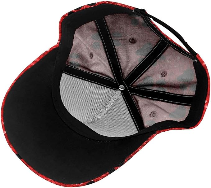 Pastel Cornflowers Floral Baseball Cap Dad Hats All-Over Print Fashion Accessory 100% Polyester Adjusts to Fit Most