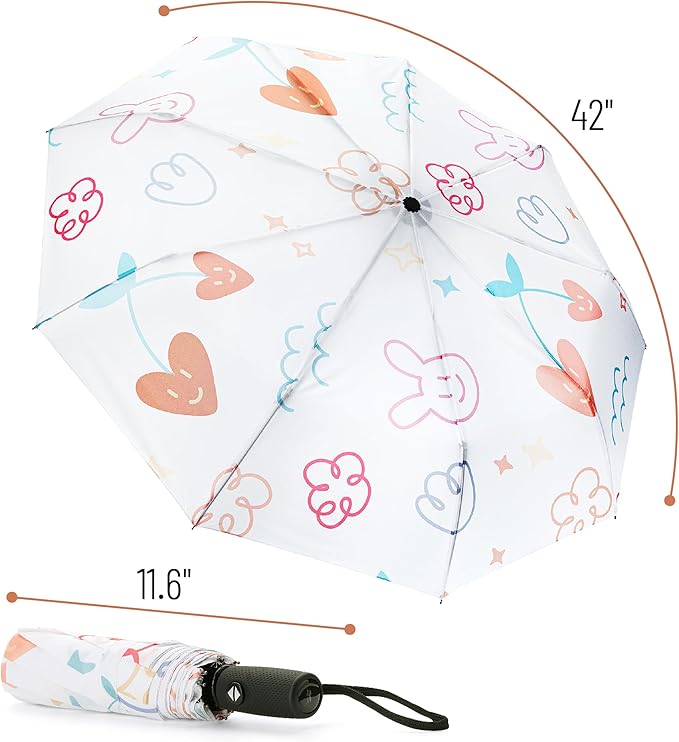 Mr. Pen- Windproof Travel Umbrella, Automatic Umbrellas for Rain, Compact