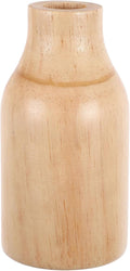 Rustic Wooden Flower Vase Pine Wood Vase for Dried Flower Container, Office, Table Centerpiece, Home Decoration
