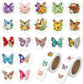 1000 Pcs Flower Butterfly Stickers for Kids Classroom Boys Girls School Adults. 2 Roll 1 Inch Plant Stickers Bulk Party Favors.Floral Scrapbook Nature Sticker Packs for Water Bottles Phone Laptop