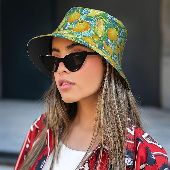 Bucket Hat Summer Beach Fisherman Cap Packable Sun Hats