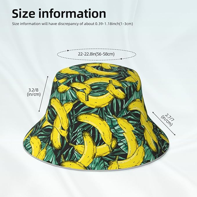 Bucket Hat Beach Summer Sun Hat Reversible Fisherman Hats Double Sided Wearing for Women Men Boys Girls