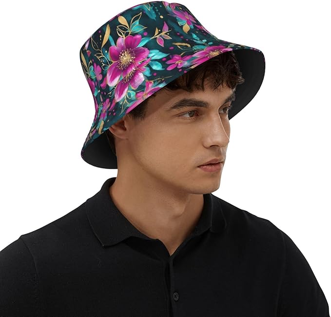 Bucket Hats Fashion Sun Cap Packable Outdoor Fisherman Hat for Women and Men Travel