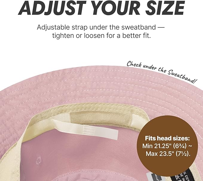 Hot Summer Bucket Hat - Trendy Cotton Sun Hat for Beach, Golf, Fishing - Fun Outdoor Vacation Boonie for Men and Women