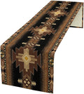 Aztec Table Runner Southwestern Native Vintage Geometric Pattern Table Runner Retro Country Table Dinner Decoration 13x90 Inch
