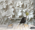 Cliouar-Plaster Floral Decorative Pattern Mural Wallpaper Peel and Stick 90" x 67"